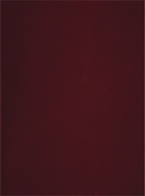 Тетрадь 80л, А4, клетка, скрепка, бумвинил, обл. бордо BG