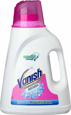 Средство отбеливатель 2л.пятновыводитель для белого белья "Vanish Oxi Action" 