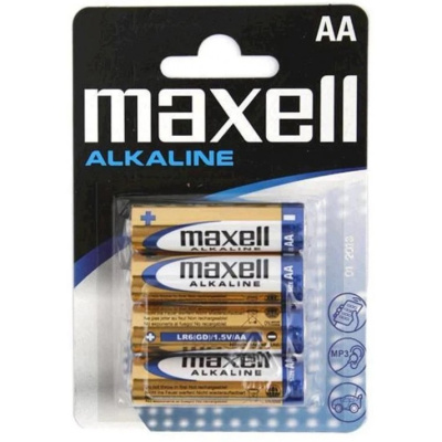 Батарейка AA, 1.5V, Alkaline (блистер 4шт) Maxell