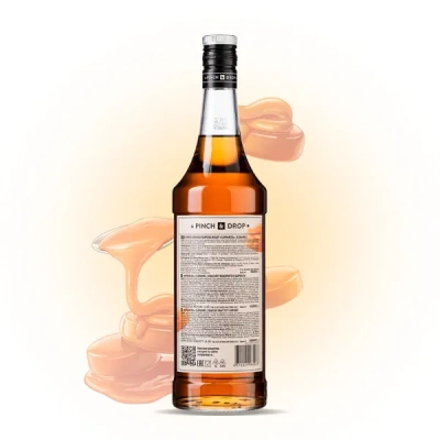 KALAM.KZ - Сироп Карамель, Pinch&Drop, стекло, 1л., D=85, H=330мм