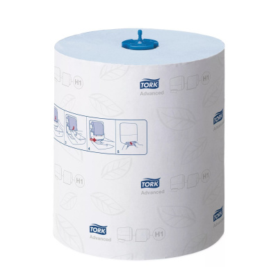 Полотенца бумажные 2х-слойные "150м Advanced Matic" со втулкой, без обертки 6 шт в уп, Tork