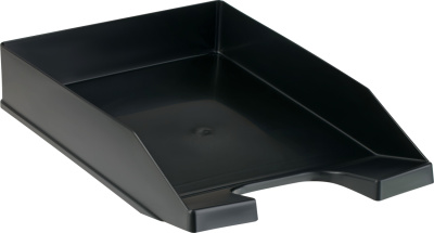 Лоток горизонтальный А4, черный Стамм Стандарт