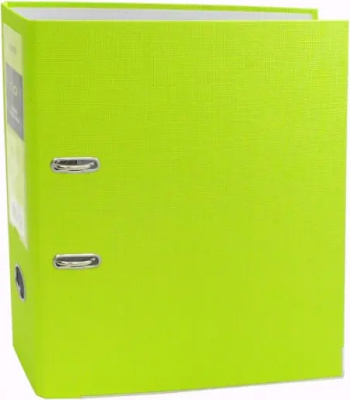 Регистратор A4, 72мм, PVC, зеленый (зеленое яблоко)Rexon