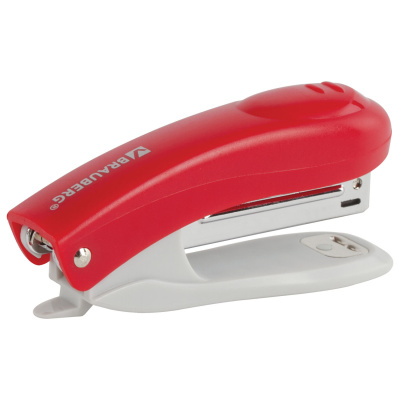 KALAM.KZ - Степлер №10, 1-12л, пластик, красный, Brauberg