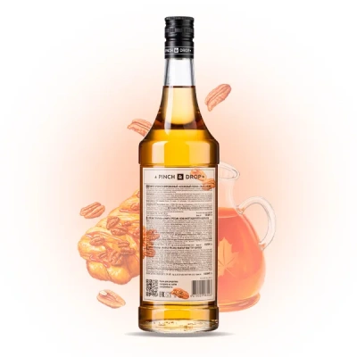 KALAM.KZ - Сироп Кленовый пекан Pinch&Drop, стекло, 1л., D=85, H=330мм