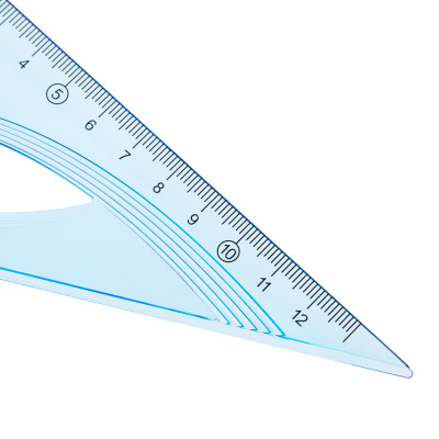 KALAM.KZ - Набор для черчения (треугольник .2 шт, линейка 20 см,транспортир), Deli