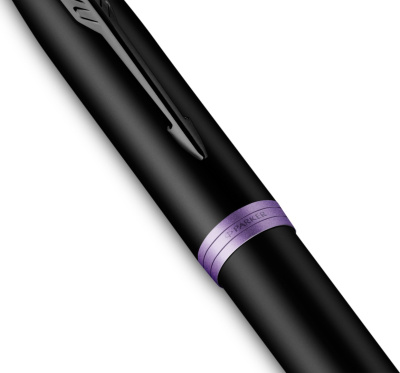 KALAM.KZ - Ручка роллерная Parker IM Professionals Amethyst Purple BT, 0,8 мм F, черная, 2172950