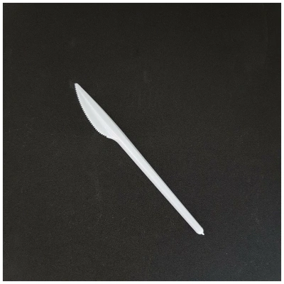 KALAM.KZ - Нож столовый 100 шт/уп, белый, "компакт" Премиум