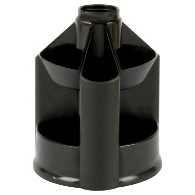 KALAM.KZ - Набор настольный 13 предметов, пластик, черный "MiniDesk" Стамм