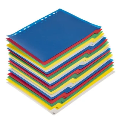 KALAM.KZ - Разделитель А-Я, А4, 20л, пластиковый, цветной Brauberg