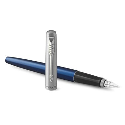 KALAM.KZ - Ручка перьевая Parker Jotter Royal Blue CT, 1,0 мм М, синяя 2030950