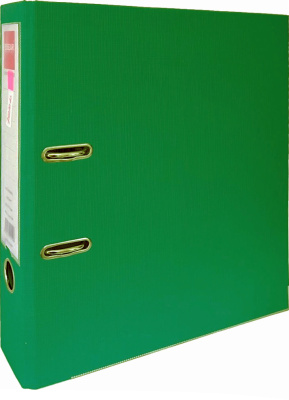 Регистратор A4, 72мм, PVC/Paper, зеленый Eisear