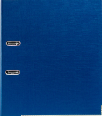 KALAM.KZ - Регистратор A4, 70мм, PVC/PVC, синий, Deluxe