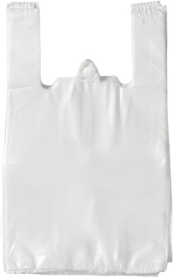 Пакет-маечка 50 шт в рулоне, белый