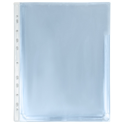 KALAM.KZ - Файл прозрачный, А4, объемный, до 250л., 180мкм Brauberg,  5 шт.в уп 