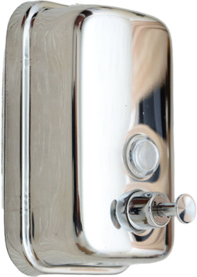 Дозатор диспенсер для жидкого мыла, 500мл Хром