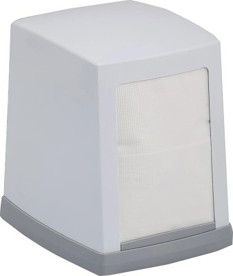 Диспенсер для салфеток настольных, белый Vialli