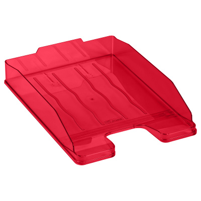 Лоток горизонтальный А4, вишня тонированный Стамм Эксперт