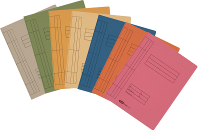 KALAM.KZ - Скоросшиватель картонный A4, 320гр, красный Hamelin