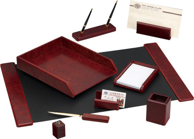 Набор настольный 9 предметов, красное дерево Good Sunrise