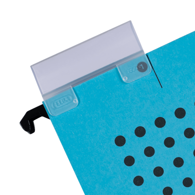 KALAM.KZ - Папка подвесная A4(240x318x6мм), 230гр, боковой ограничитель, синяя Hamelin