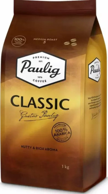 Кофе в зернах 1000 г Paulig Classic