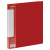 KALAM.KZ - Папка на 2 кольца, A4, 40мм, 700мкм, красная, пластик Стамм