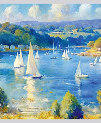 Тетрадь 48л, А5, клетка, скрепка, искусство, Эксмо