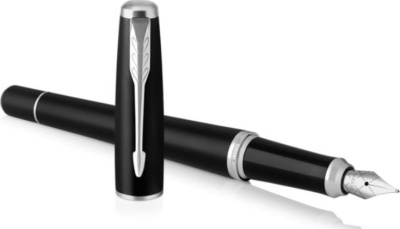 KALAM.KZ - Ручка перьевая Parker Urban Muted Black CT, 0,8 мм F, синяя 1931592