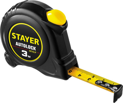 Рулетка 3м/16мм AutoLock  с автостопом "STAYER "