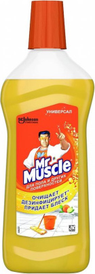 Средство моющее, универсальное для пола 500мл. "Цитрусовый коктейль" Мистер мускул