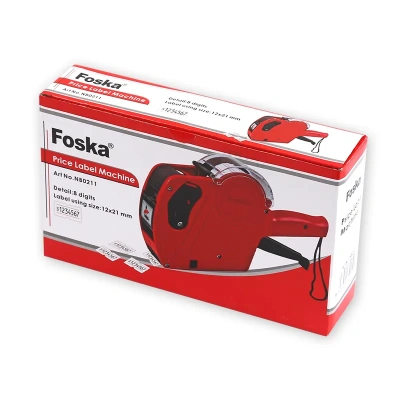 Этикет-пистолет для ценников 21x12мм, 8разрядов Foska