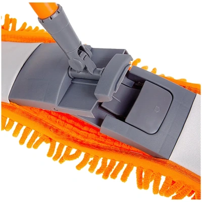 KALAM.KZ - Швабра МОП 40см, с телескопической ручкой, с насадкой из микрофибры OfficeClean "Professional"