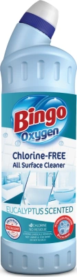 Чистящее средство универсальное, гель, 750мл, без хлора, Bingo OXY Eucalyptus