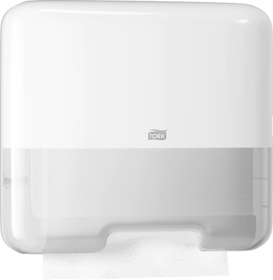 KALAM.KZ - Диспенсер для бумажных полотенец ZZи С сложения, белый, мини H3 Singlefold Tork