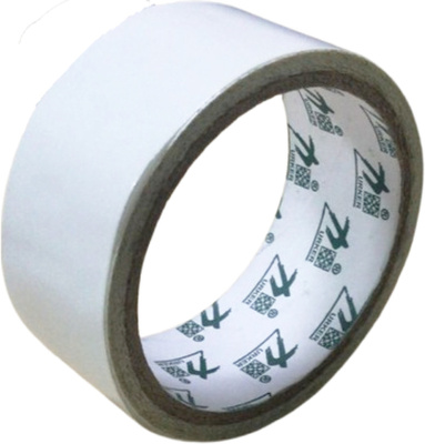 Лента клейкая 40ммx8м, двусторонняя бумажная белая
