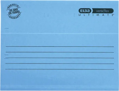 KALAM.KZ - Папка подвесная A4(240x310(330)мм), 225гр, синяя Elba