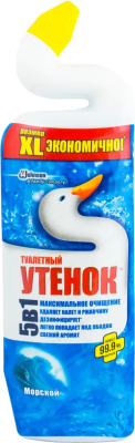 Чистящее средство для сантехники 900мл, с дозатором, морской "Утенок"