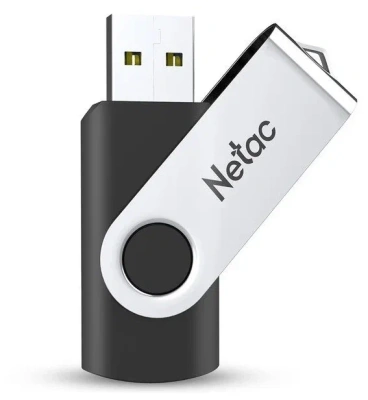 Флеш-накопитель USB 16GB Netac 3.0 U505 NT03U505N-016G-30BK серебристый/черный