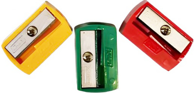 Точилка 1 отверстие, форма куба, пластик Dux