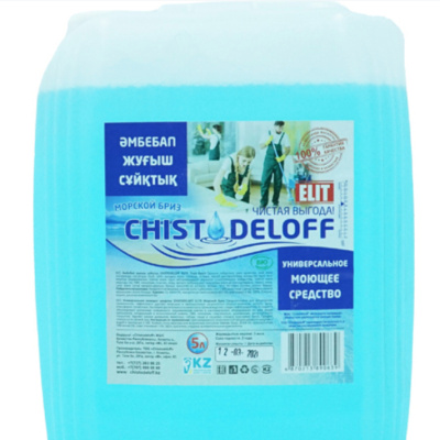 Средство моющее, универсальное для пола 5л. Морской бриз "Chistodeloff" ELITE 