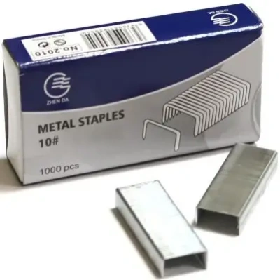 KALAM.KZ - Скобы для степлера №10, 1-10л, 1000шт, оцинкованные Zhenda