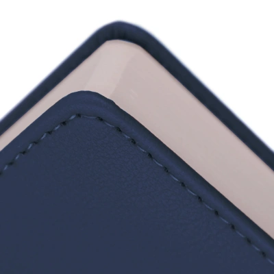 Ежедневник А5, датированный, 176л., иск кожа, Maple, синий, Эксмо