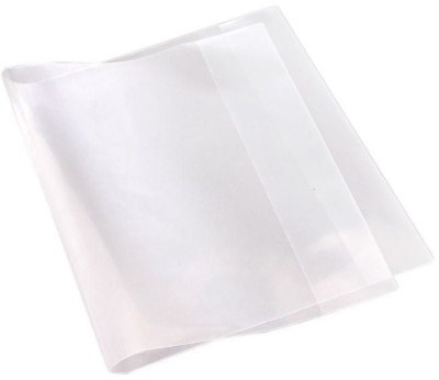 Обложка для тетрадей А5 гелевая прозрачная, универсальная (10 штук в уп)