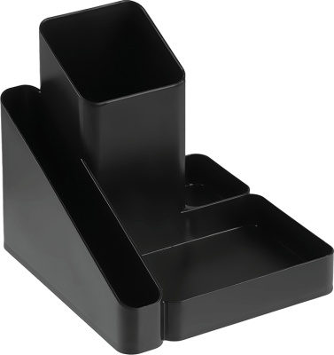 Подставка для канц. принадлежностей, Имидж, черный, пластик Стамм