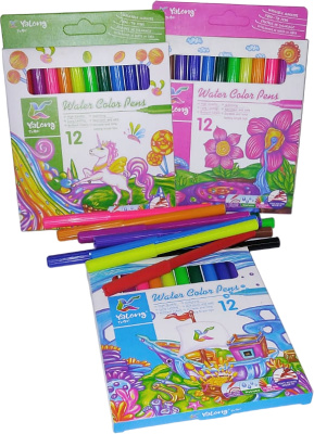 Фломастеры 12 цветов