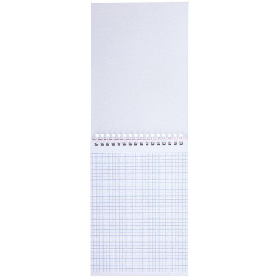 Блокнот 80л, А5,клетка, на гребне, пластиковая обложка, серия "Metallic - Розовый","Hatber"