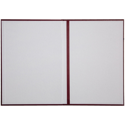 KALAM.KZ - Папка адресная А4, 220х310 бумвинил, с тиснением "На подпись" OfficeSpace бордовая