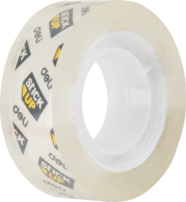 Лента клейкая 18ммx30, прозрачная Deli