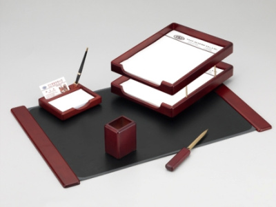 Набор настольный 5 предметов, дерево, красное дерево Good Sunrise 